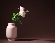Warm Berry Palette Ceramic Flower Vase - Image 8
