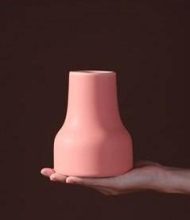 Warm Berry Palette Ceramic Flower Vase - Image 11