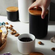 Bamboo & Ceramic Storage Containers - Image 5