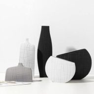 Abstract Texture Ceramic Vase - Image 13