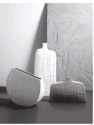 Abstract Texture Ceramic Vase - Image 5