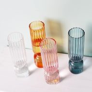 Upside Down Colored Glass Vase - Image 3