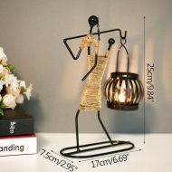 Abstract Figurine Metal Candle Holder - Image 12