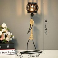 Abstract Figurine Metal Candle Holder - Image 13