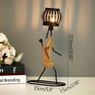 Abstract Figurine Metal Candle Holder - Image 17