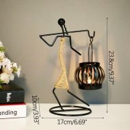Abstract Figurine Metal Candle Holder - Image 10