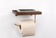 Multipurpose Wooden Toilet Roll Holder - Image 9