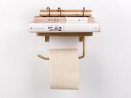 Multipurpose Wooden Toilet Roll Holder - Image 13
