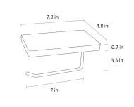 Multipurpose Wooden Toilet Roll Holder - Image 16
