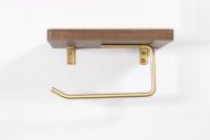 Multipurpose Wooden Toilet Roll Holder - Image 3