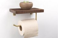 Multipurpose Wooden Toilet Roll Holder - Image 14