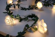 Rose Vine Garland LED String Lights - Image 3