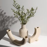 Hygge Abstract Ceramic Vase - Image 3