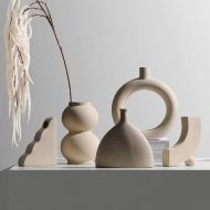 Hygge Abstract Ceramic Vase - Image 8
