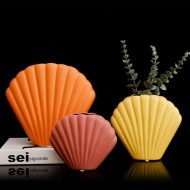 Colorful Seashell Vase