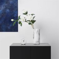 Textured Marble Flower Vase - Image 6