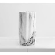 Textured Marble Flower Vase - Image 5