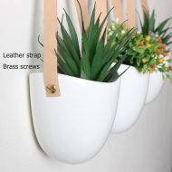 Ceramic Satchel Hanging Planters - Image 10