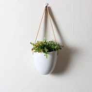 Ceramic Satchel Hanging Planters - Image 9