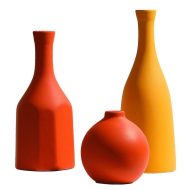 Contrasted Pastel Ceramic Vases - Image 8
