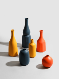 Contrasted Pastel Ceramic Vases - Image 15