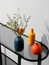 Contrasted Pastel Ceramic Vases - Image 12