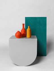 Contrasted Pastel Ceramic Vases - Image 6