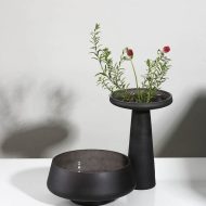 Frosted Blown Glass Vase - Image 3