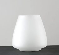 Frosted Blown Glass Vase - Image 11
