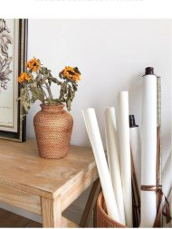 Rattan Hand Woven Vase - Image 3