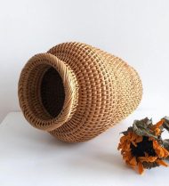 Rattan Hand Woven Vase - Image 4