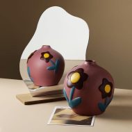 Flower Cutout Ceramic Vases - Image 24
