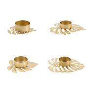Wrought Iron Monstera Leaf Tealight Candle Holders - Image 9