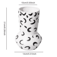 Abstract Spots Ceramic Vases - Image 4