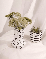 Abstract Spots Ceramic Vases - Image 2