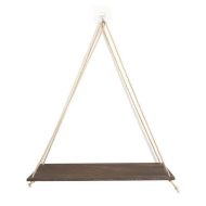 Wooden Rope Swing Wall-Mounted Shelf - Image 7