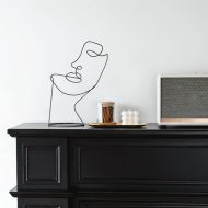 Modern Iron Abstract Silhouette Sculpture - Image 5