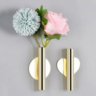 Modern Wall Mounted Metal Tube Vase - Image 8