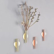 Modern Wall Mounted Metal Tube Vase - Image 9