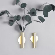 Modern Wall Mounted Metal Tube Vase - Image 11