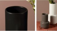 Taupe Monochrome Ceramic Vases - Image 16