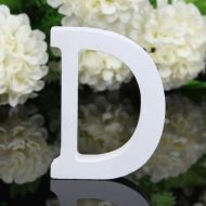 White Freestanding Mountable Wooden Alphabet Letter - Image 9