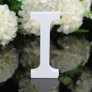 White Freestanding Mountable Wooden Alphabet Letter - Image 15