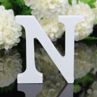 White Freestanding Mountable Wooden Alphabet Letter - Image 16