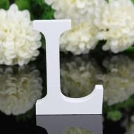 White Freestanding Mountable Wooden Alphabet Letter - Image 22
