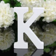 White Freestanding Mountable Wooden Alphabet Letter - Image 14