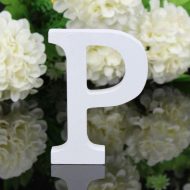 White Freestanding Mountable Wooden Alphabet Letter - Image 18