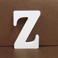 White Freestanding Mountable Wooden Alphabet Letter - Image 24