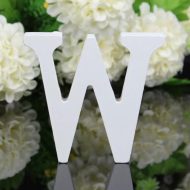 White Freestanding Mountable Wooden Alphabet Letter - Image 32