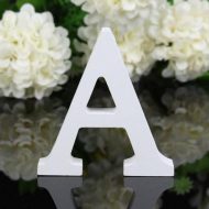 White Freestanding Mountable Wooden Alphabet Letter - Image 5